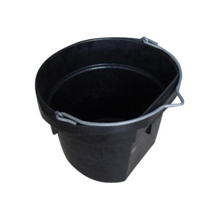 Qingdao Huatian Hand Truck MR 18QT BLK FLT Bucket MR18QR/FSB-BLK